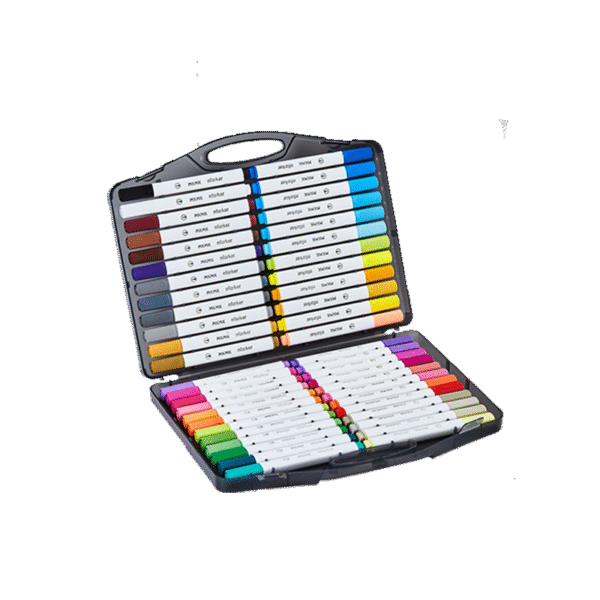 MKMKPEN 48 Color Soft Brush Acrylic Markers - 图片 8