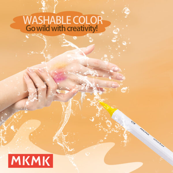 MKMKPEN 36 Color Soft Brush Acrylic Markers - 图片 6