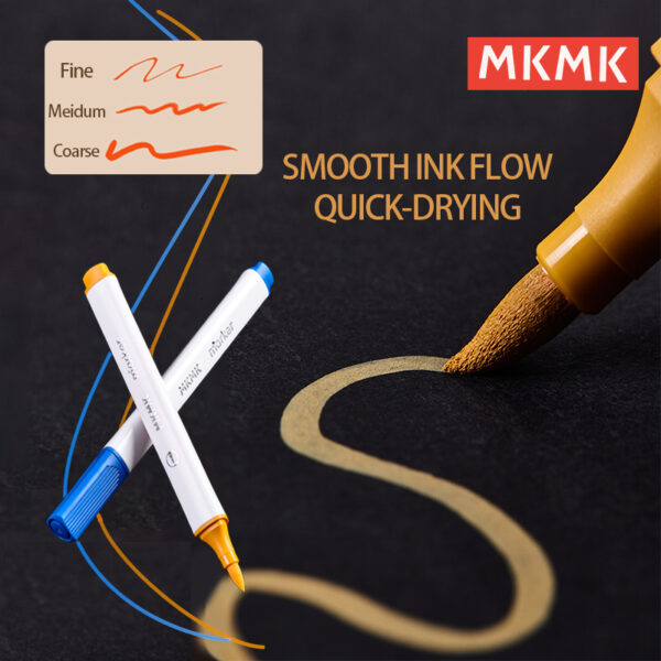 MKMKPEN 36 Color Soft Brush Acrylic Markers - 图片 3