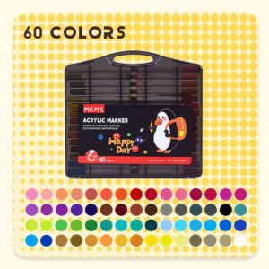 MKMK Acrylic Soft Brush Paint Marker Pens - 60 color