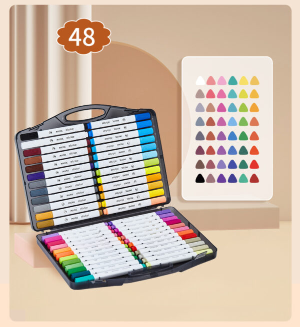 MKMKPEN 48 Color Soft Brush Acrylic Markers - 图片 2