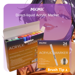 MKMK Direct-liquid Acrylic Marker 24 Color Set