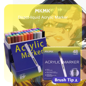 MKMK Direct-liquid Acrylic Marker 48 Color Set
