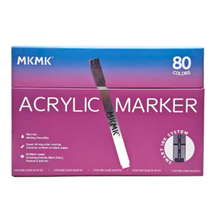 MKMK Direct-liquid Acrylic Marker 80 Color Set