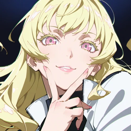 Colorful illustration of a blonde-haired character